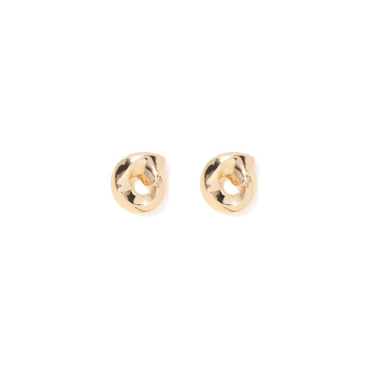 Forever New Spencer Swirl Loop Stud Earrings