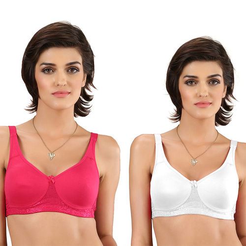 Groversons Paris Beauty Plus Size Non Padded Bra Pack Of 2 Erika Multi Color Buy Groversons Paris Beauty Plus Size Non Padded Bra Pack Of 2 Erika Multi Color Online At Best Price In