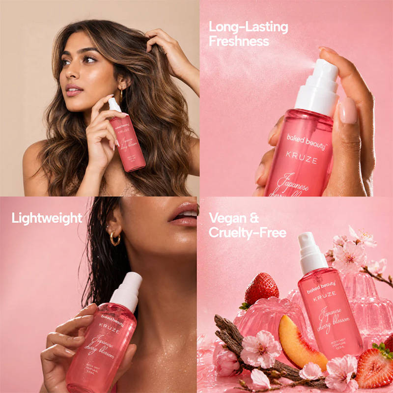 Baked Beauty Kruze Japanese Cherry Blossom Body Mist - view 4