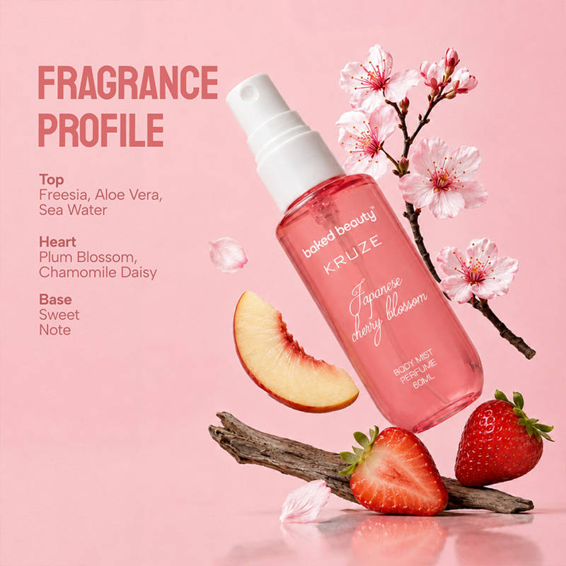 Baked Beauty Kruze Japanese Cherry Blossom Body Mist - view 8