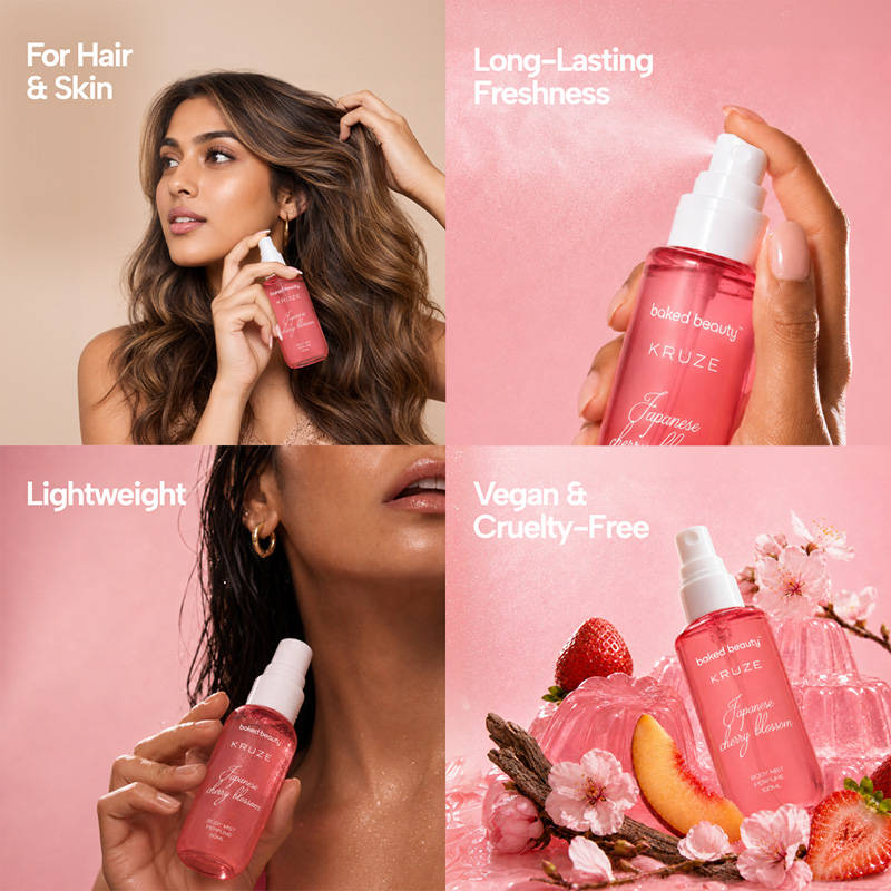 Baked Beauty Kruze Japanese Cherry Blossom Body Mist - view 9