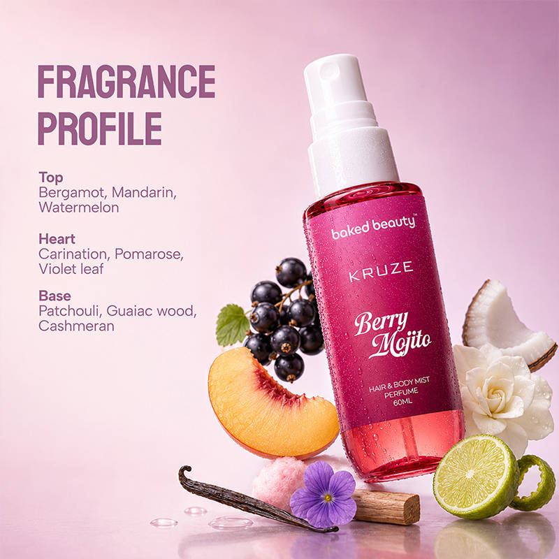 Baked Beauty Kruze Berry Mojito Hair And Body Mist - view 3