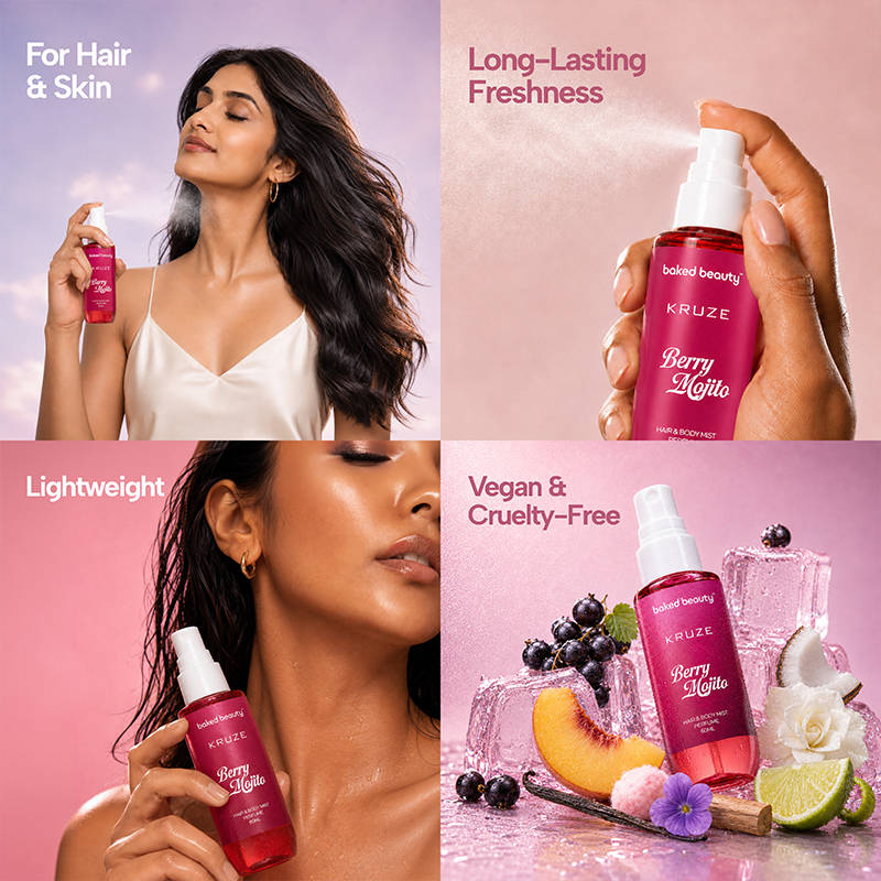 Baked Beauty Kruze Berry Mojito Hair And Body Mist - view 4