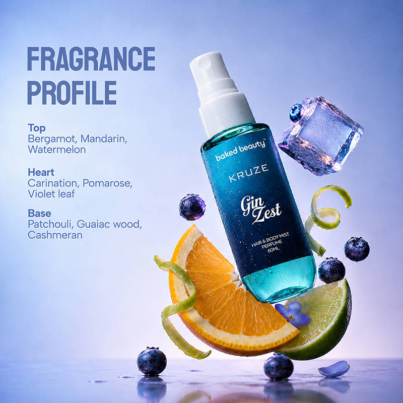 Baked Beauty Kruze Gin Zest Hair And Body Mist - view 3