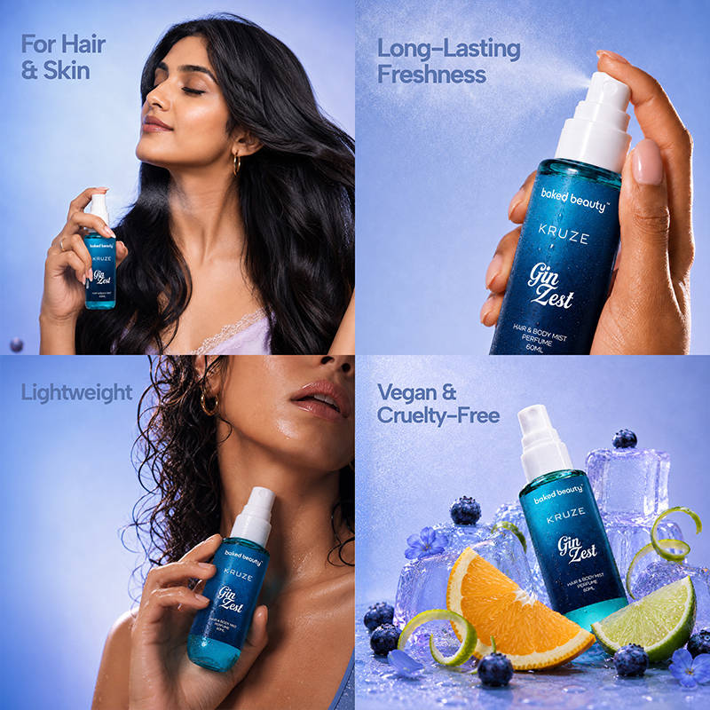 Baked Beauty Kruze Gin Zest Hair And Body Mist - view 4