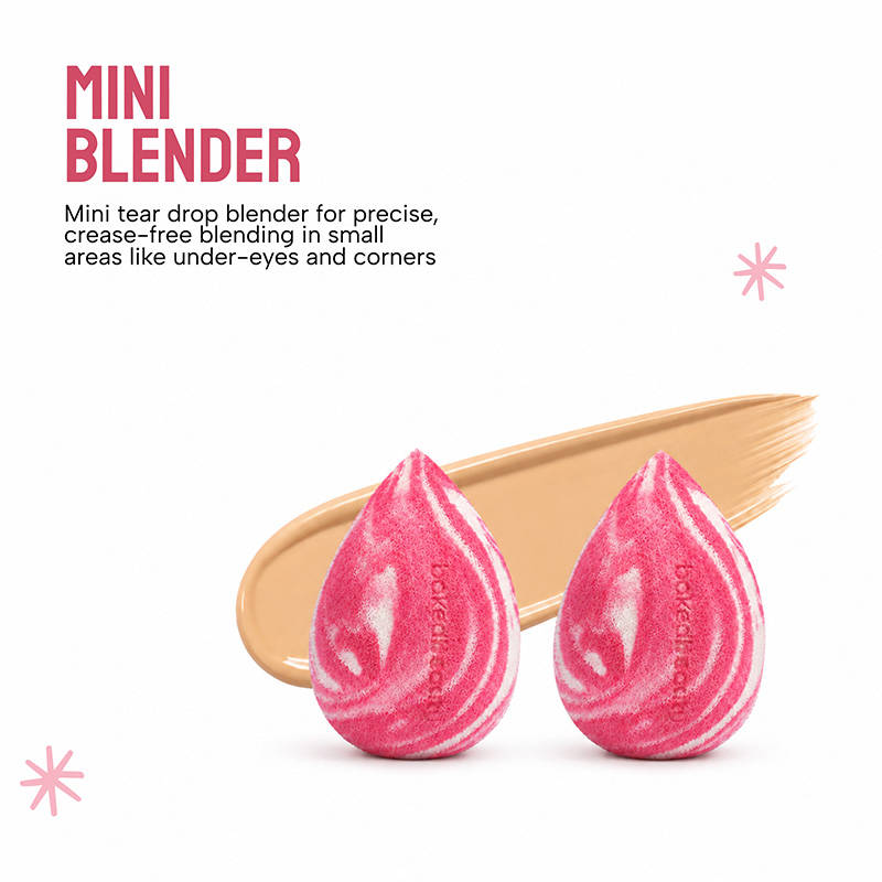 Baked Beauty Photo Perfect Velvet Blend Makeup Blender - Mini Tear Drop - Pack Of 2
