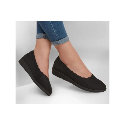 Buy SKECHERS Cleo Flex Wedge Spellbound Black Modern Comfort