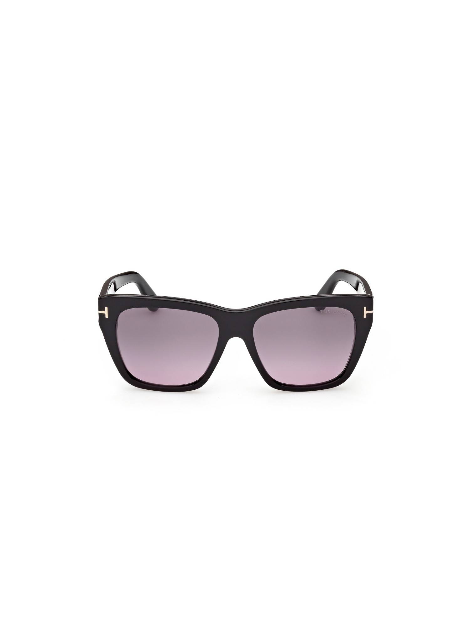 Tom Ford Black Acetate Full Rim Butterfly Women Sunglass FT1343 55 01B (55)