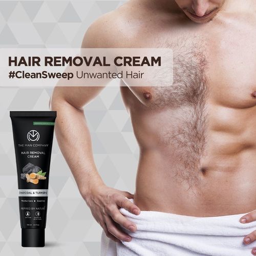 The Man Company Hair Removal Cream For Men Enriched With Charcoal &  Turmeric: Buy The Man Company Hair Removal Cream For Men Enriched With  Charcoal & Turmeric Online at Best Price in