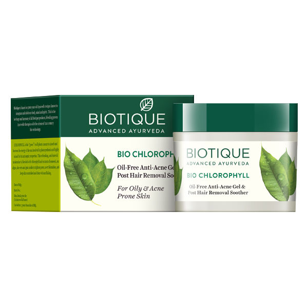 Biotique Bio Chlorophyll Oil Free Anti-Acne Gel & Post Hair Removal Soother