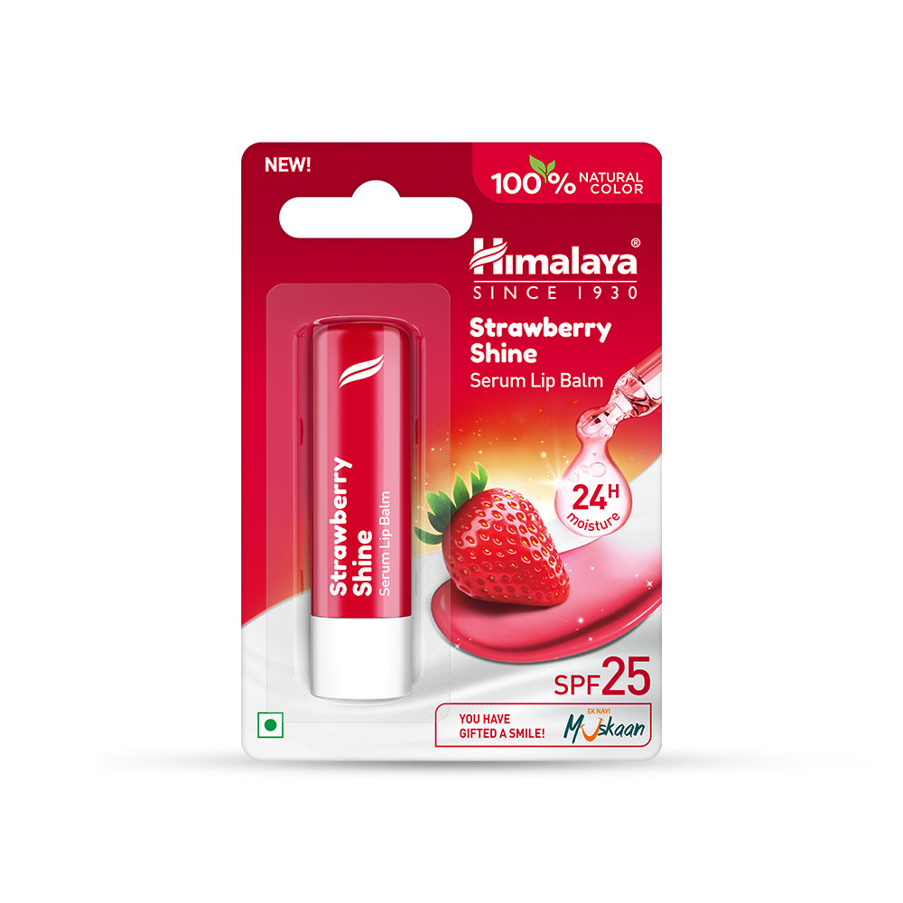 Himalaya Strawberry Shine Serum Lip Balm