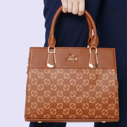 Buy LAVIE Women Brown Satchel Tan Online @ Best Price in India