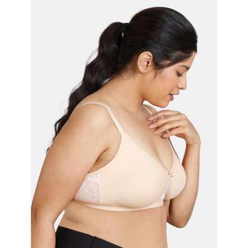 Buy Zivame True Curv Double Layered Non Wired Full Coverage Super Support  Bra - Skin Online