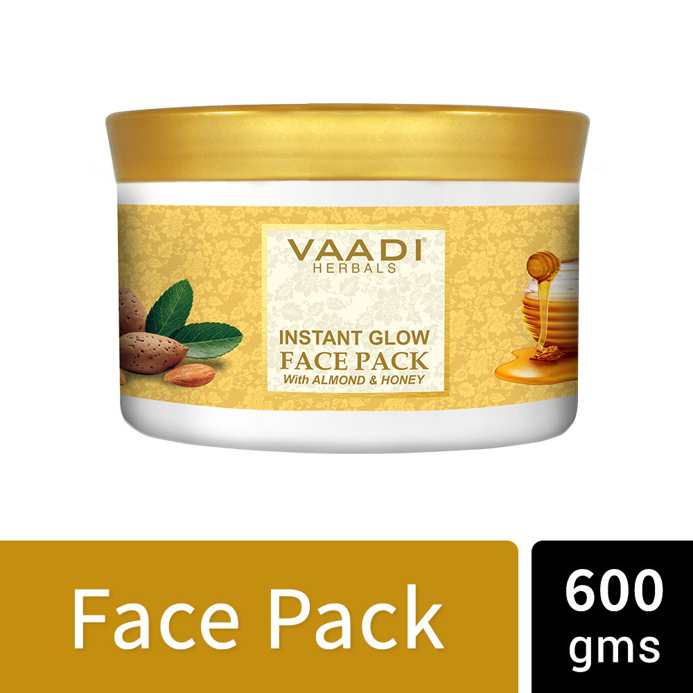 Vaadi Herbals Instant Glow Face Pack With Almond And Honey