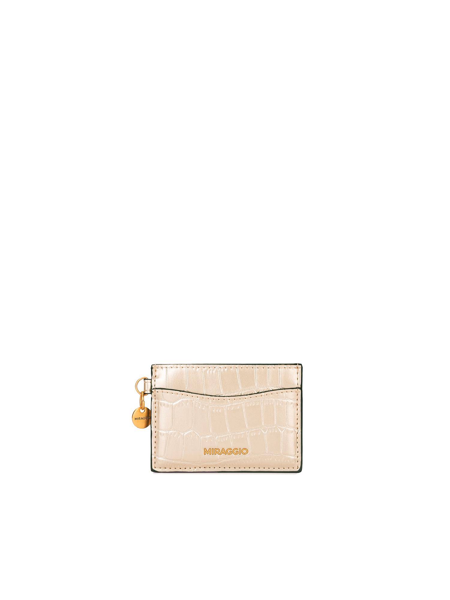 MIRAGGIO Jasmine Card Holder Wallet - Wine (S)