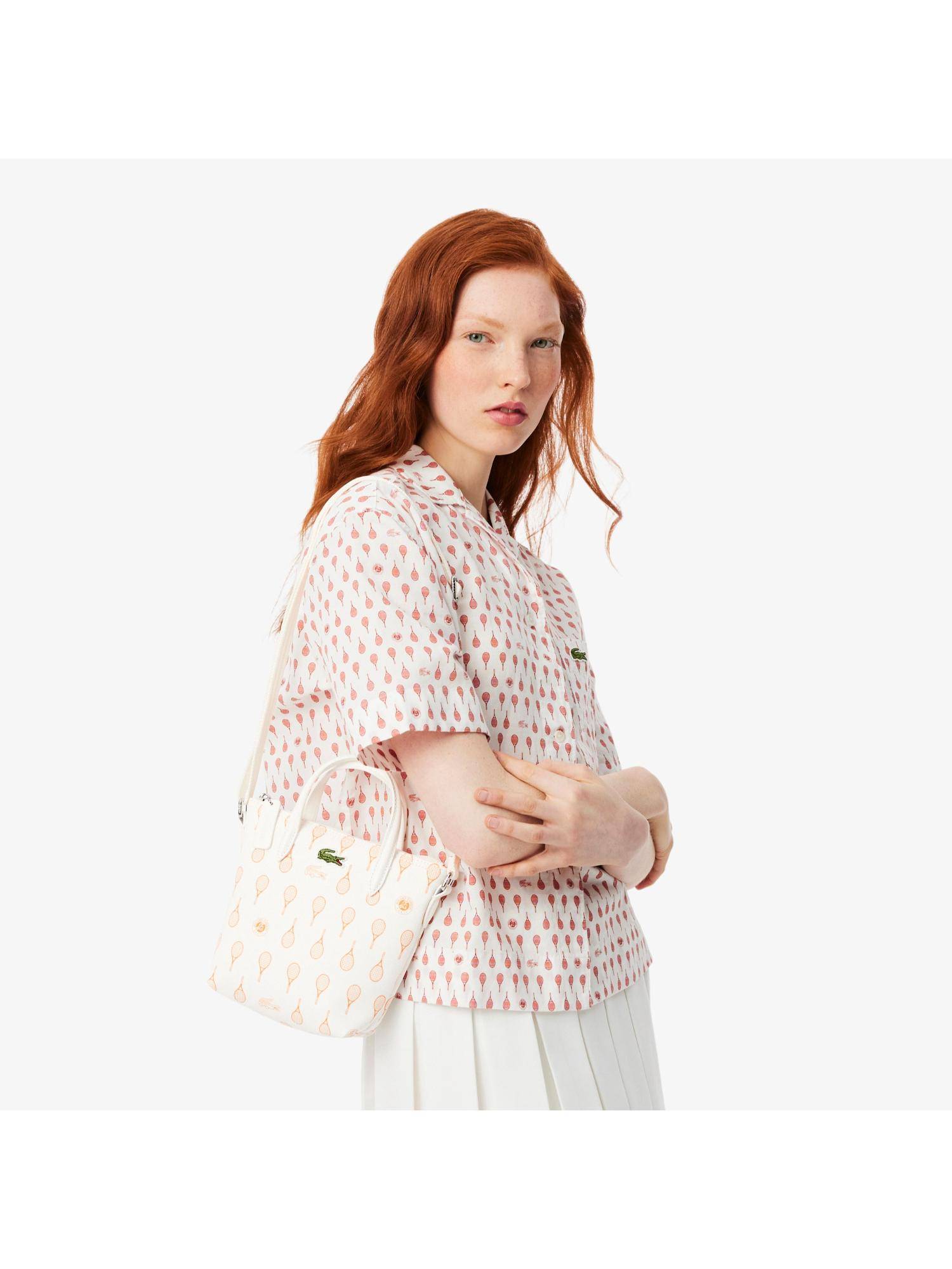 Lacoste Mini Roland-Garros Edition Tote Bag - White