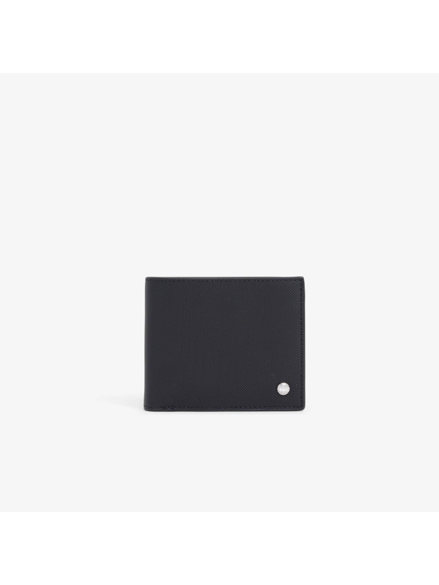 Lacoste Medium Langon Petit Pique Billfold Wallet - Black