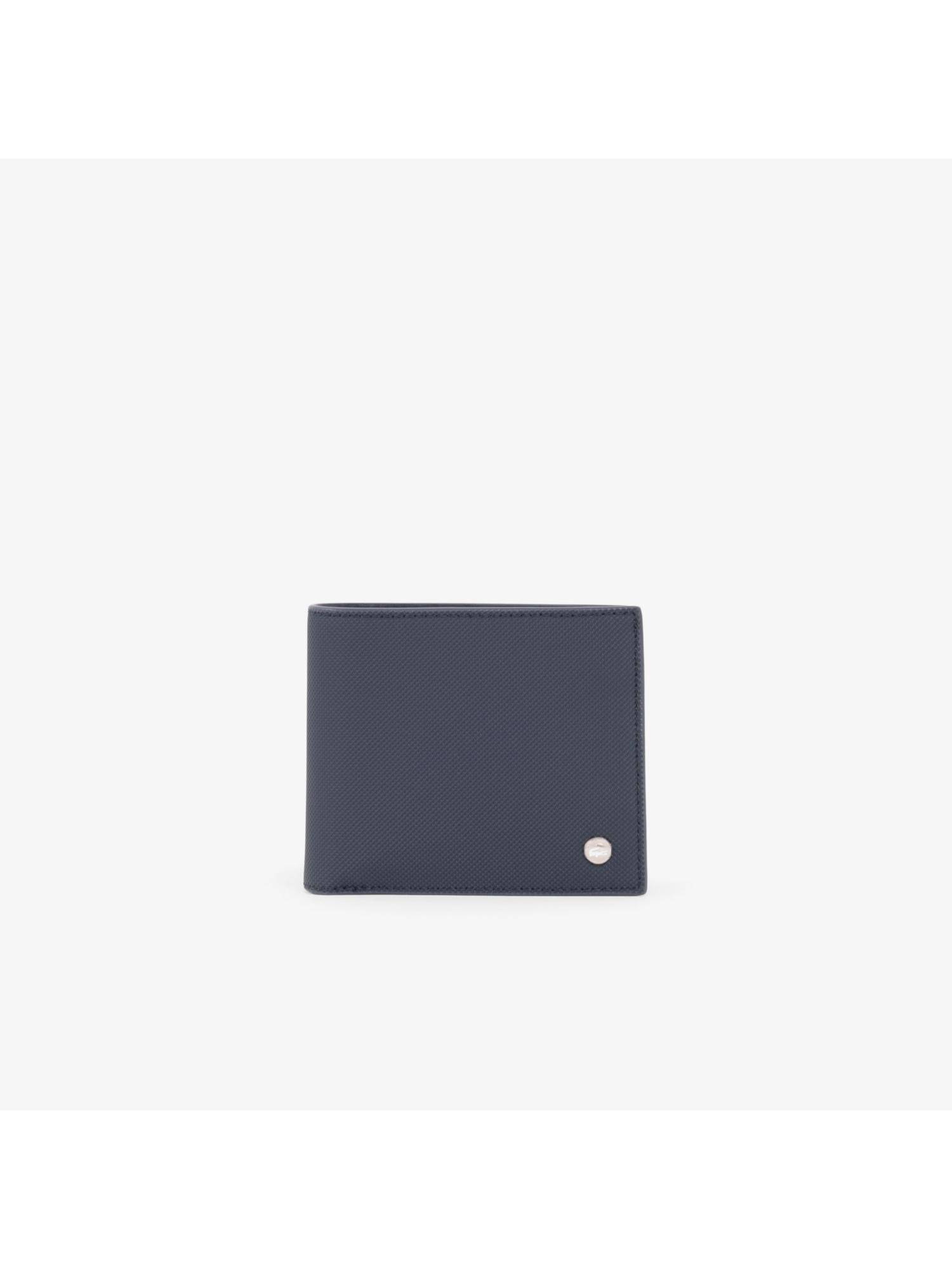 Lacoste Medium Langon Petit Pique Billfold Wallet - Blue