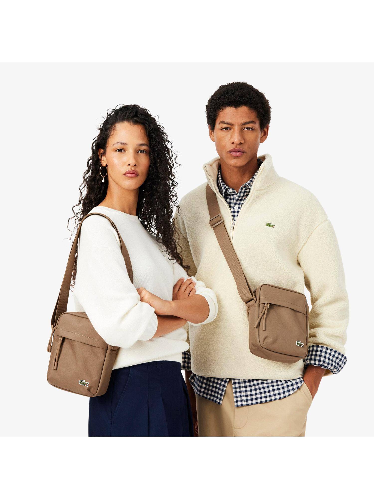 Lacoste Neocroc Sling Bag - Beige