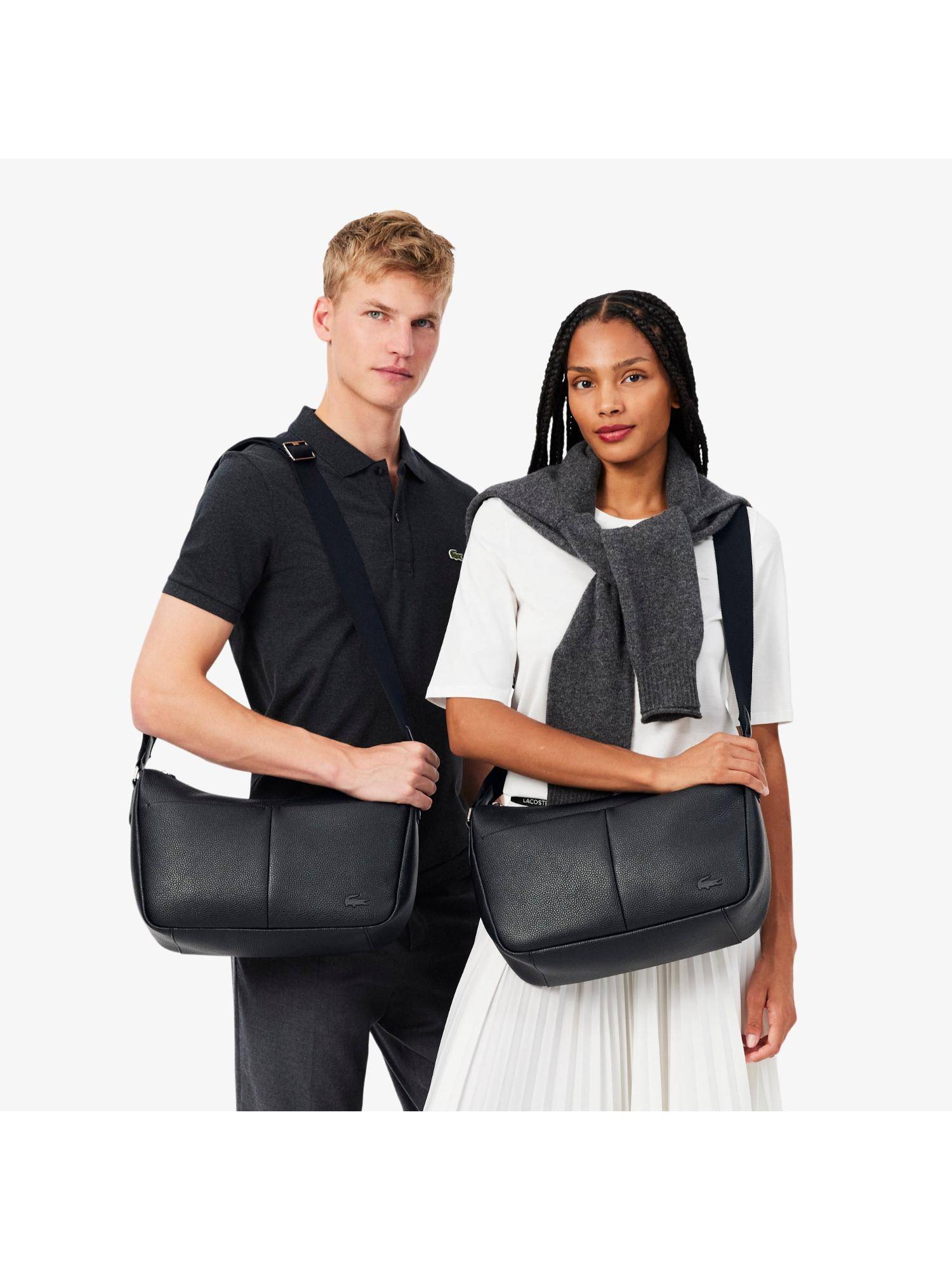 Lacoste Magnus Travel Sling Bag - Black