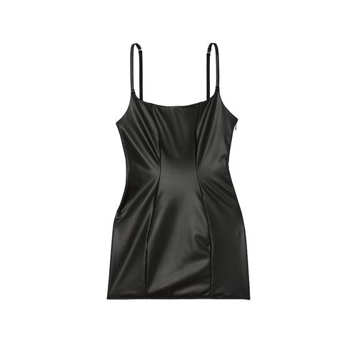 Buy Victoria's Secret Black Faux Leather Slip Dress Online Buy Victoria's Secret Black Faux Leather Slip Dress Online