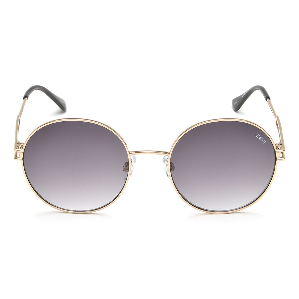 Round Sunglasses - Gold Frame / Smoke Lens