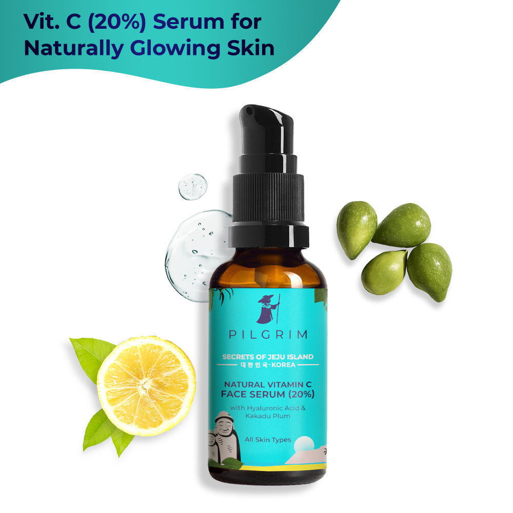 Pilgrim Natural Vitamin C Serum 20% with Hyaluronic Acid & Kakadu Plum ...