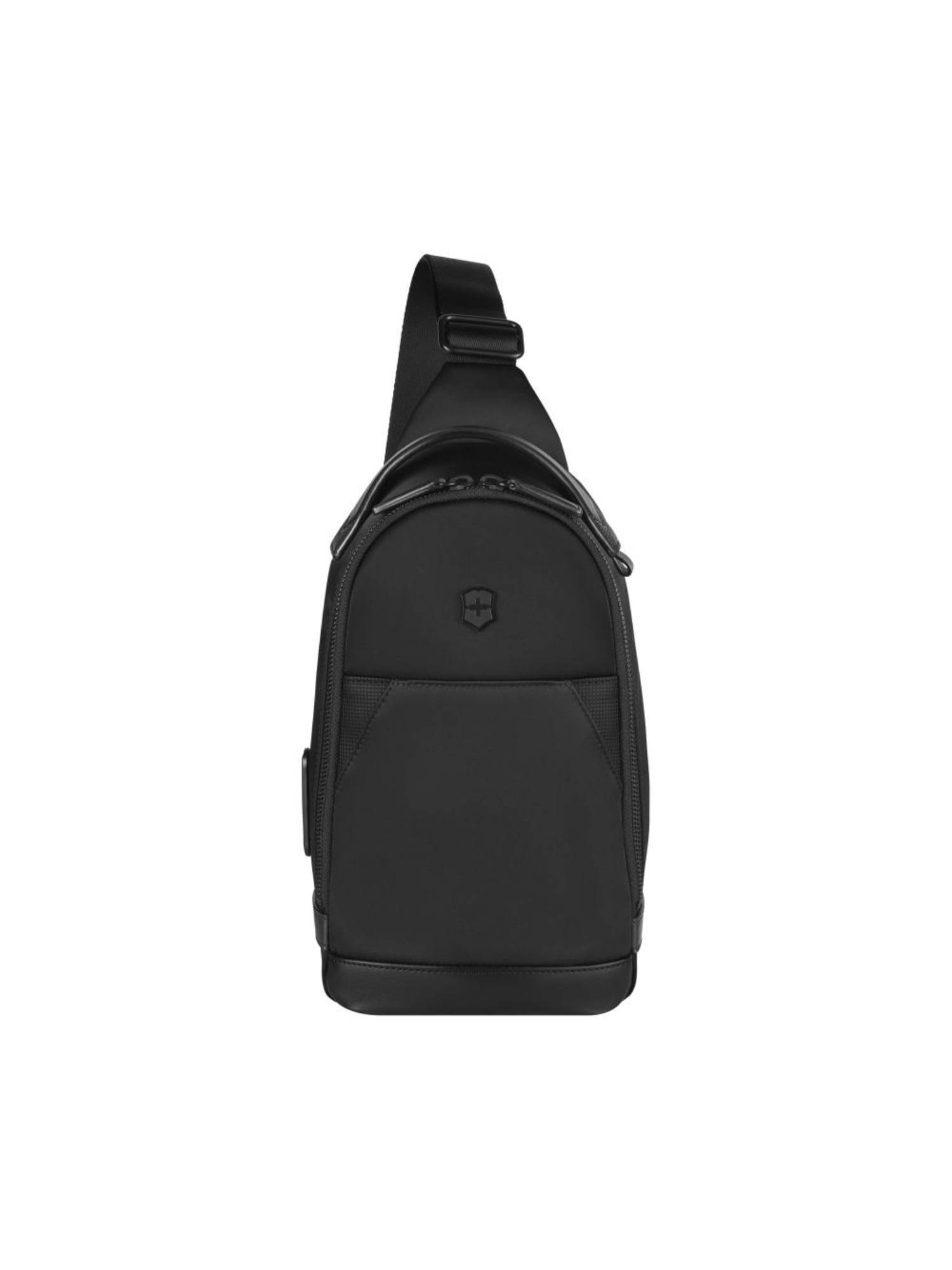 Victorinox Alox Nero Waist Bag (31 Cm), 5 Litres, Black, Nylon/Leather (S)