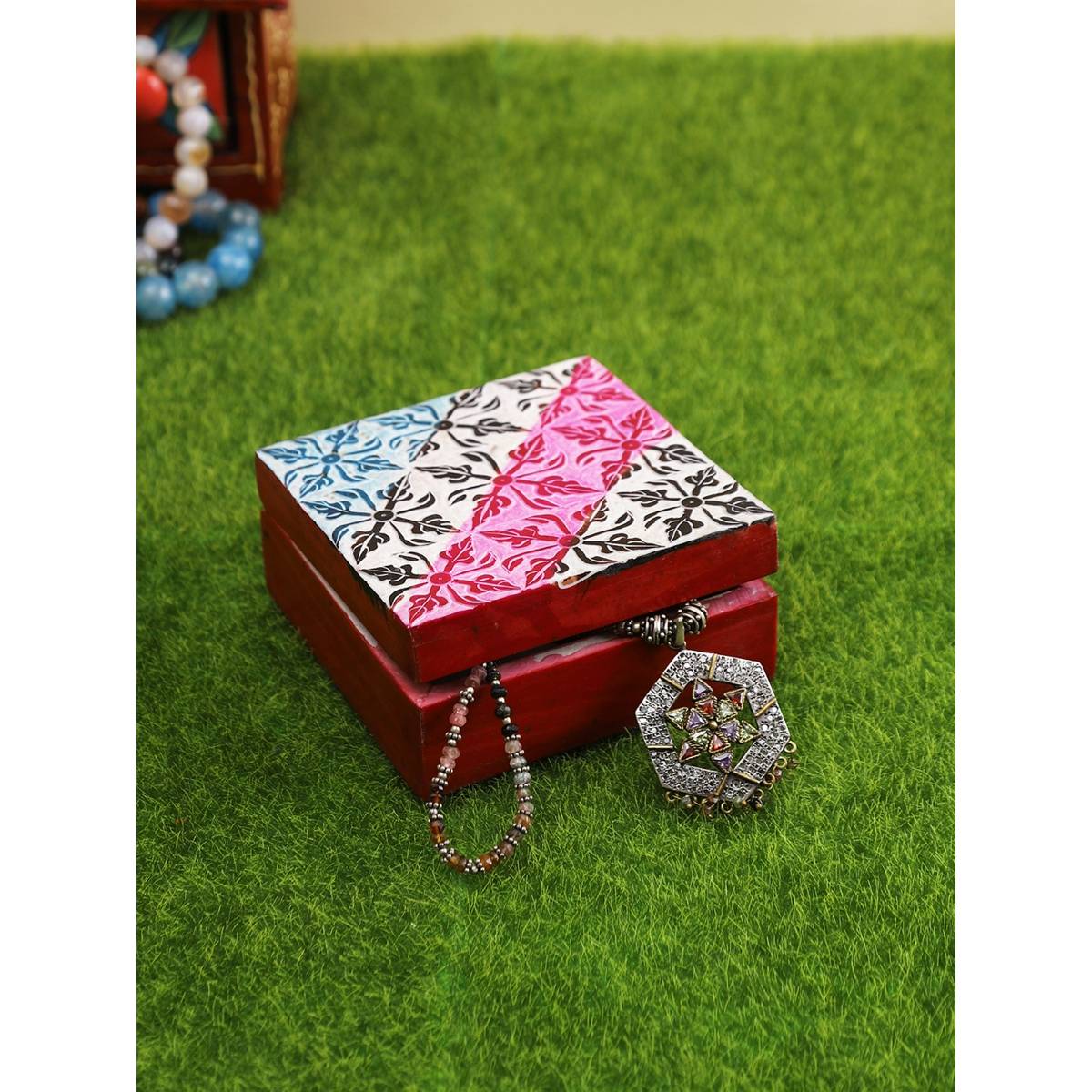 AAPNO RAJASTHAN Multicolor Jewellery Box