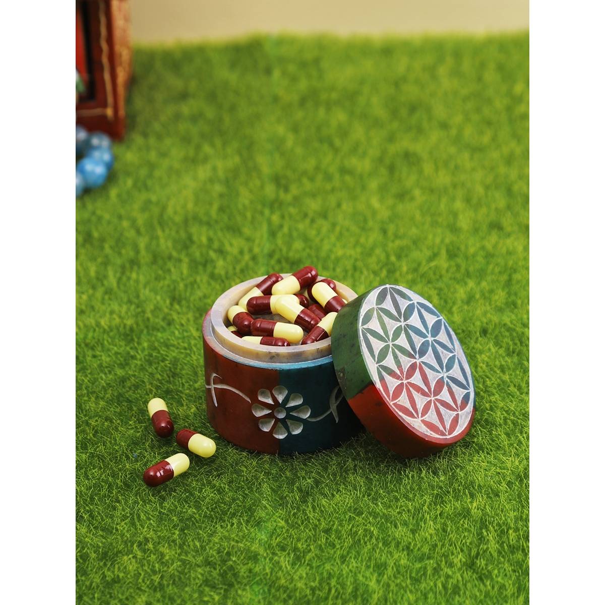 AAPNO RAJASTHAN Cylindrical Storage Box