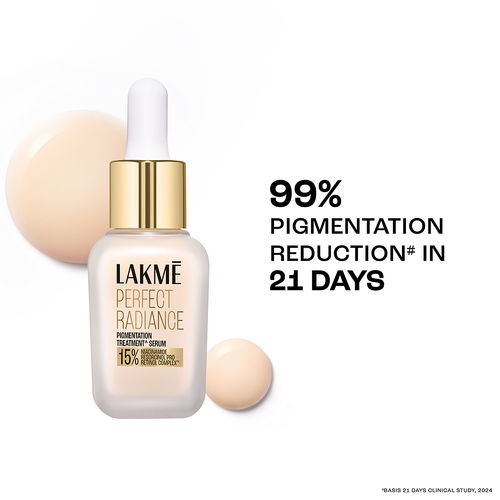 Lakme Absolute Perfect Radiance Serum With 7% Pure Niacinamide For 2X Skin Brightening