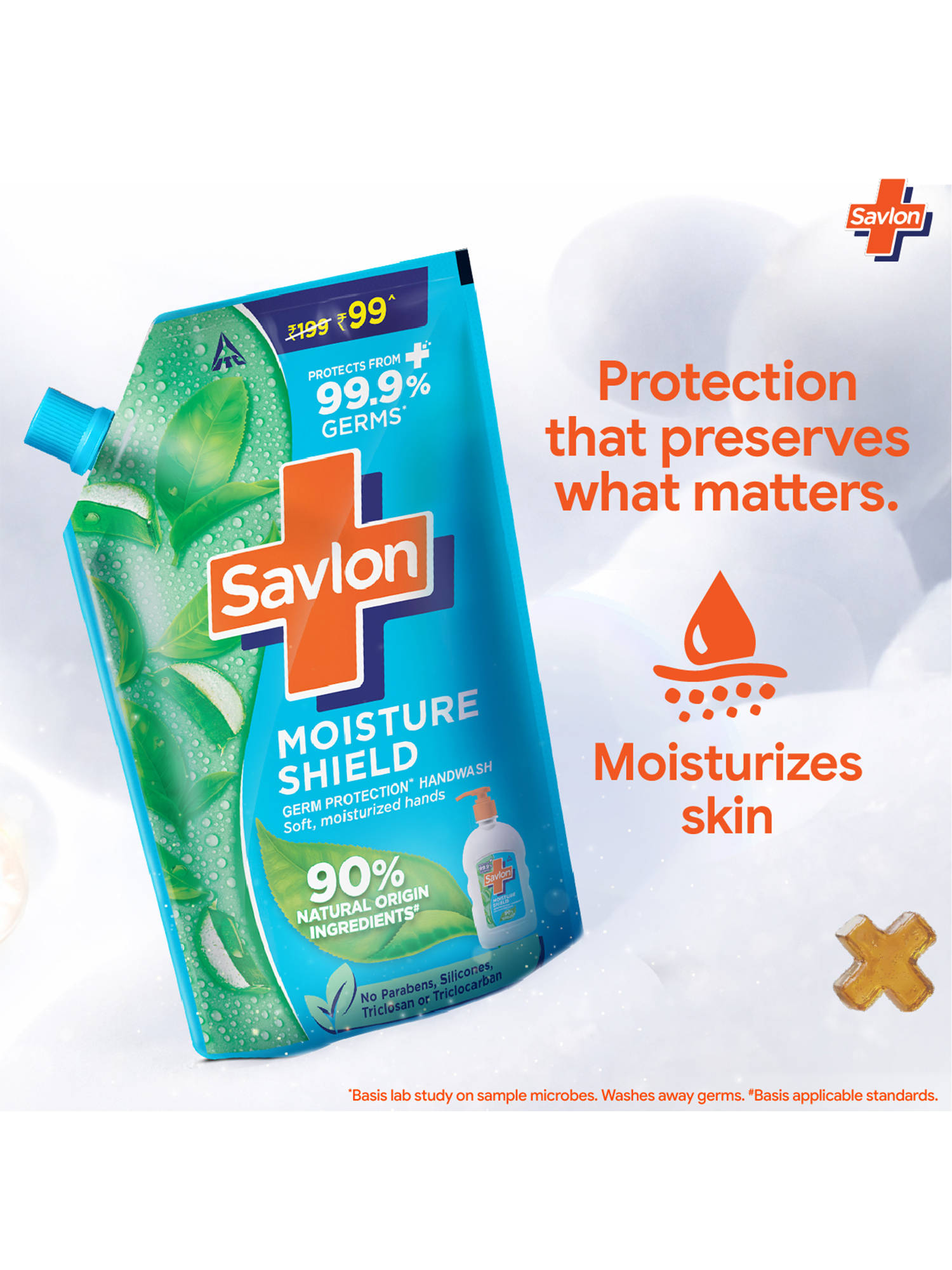 Savlon Moisture Shield Liquid Handwash Refill Pack For Soft hands