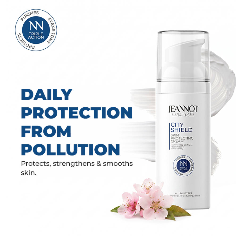Jeannot Ceuticals Skin Protecting Cream, Daily Moisturizer for Combination & Oily Skin