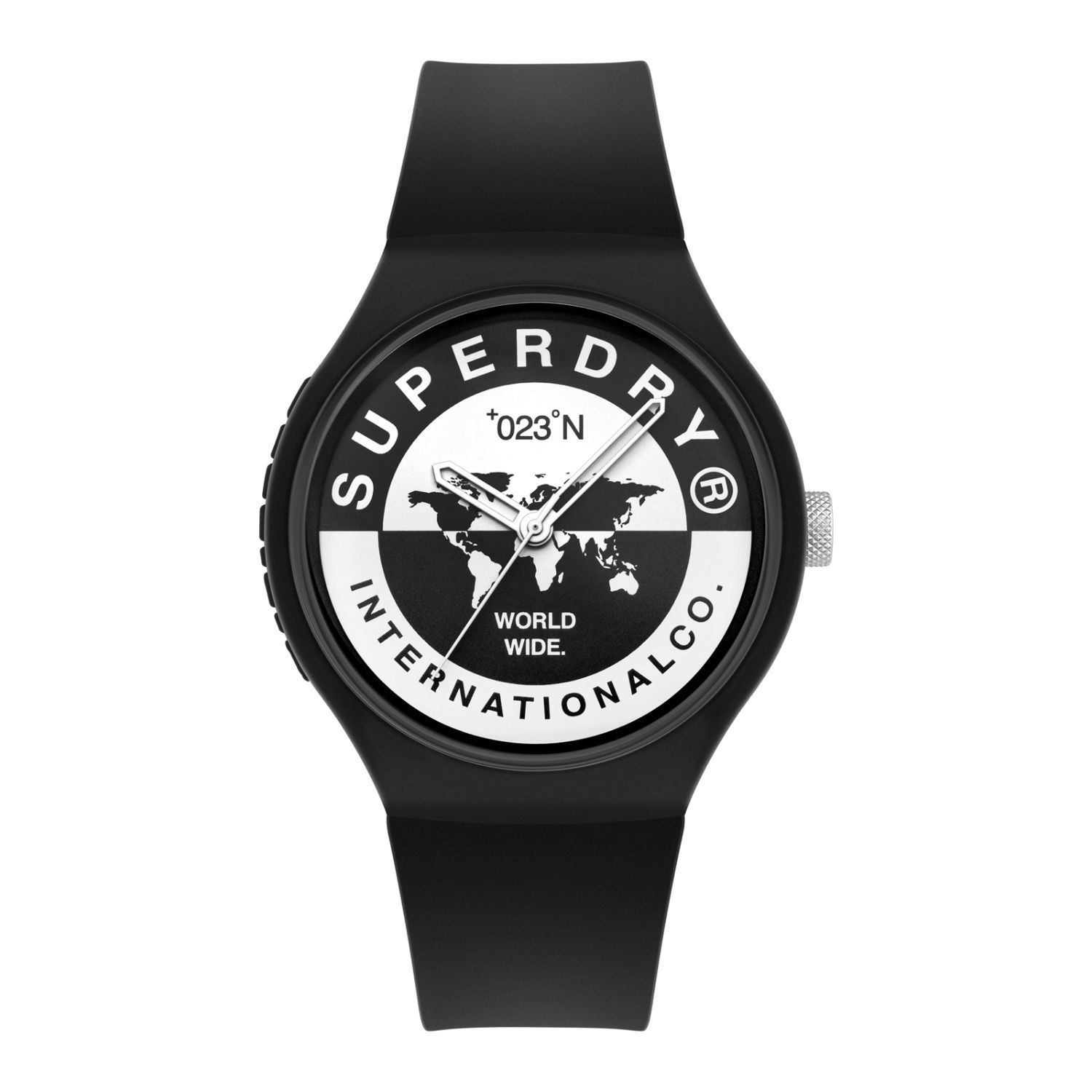 Superdry Urban XL International Analogue Black Round Dial Men's Watch - SYG279B