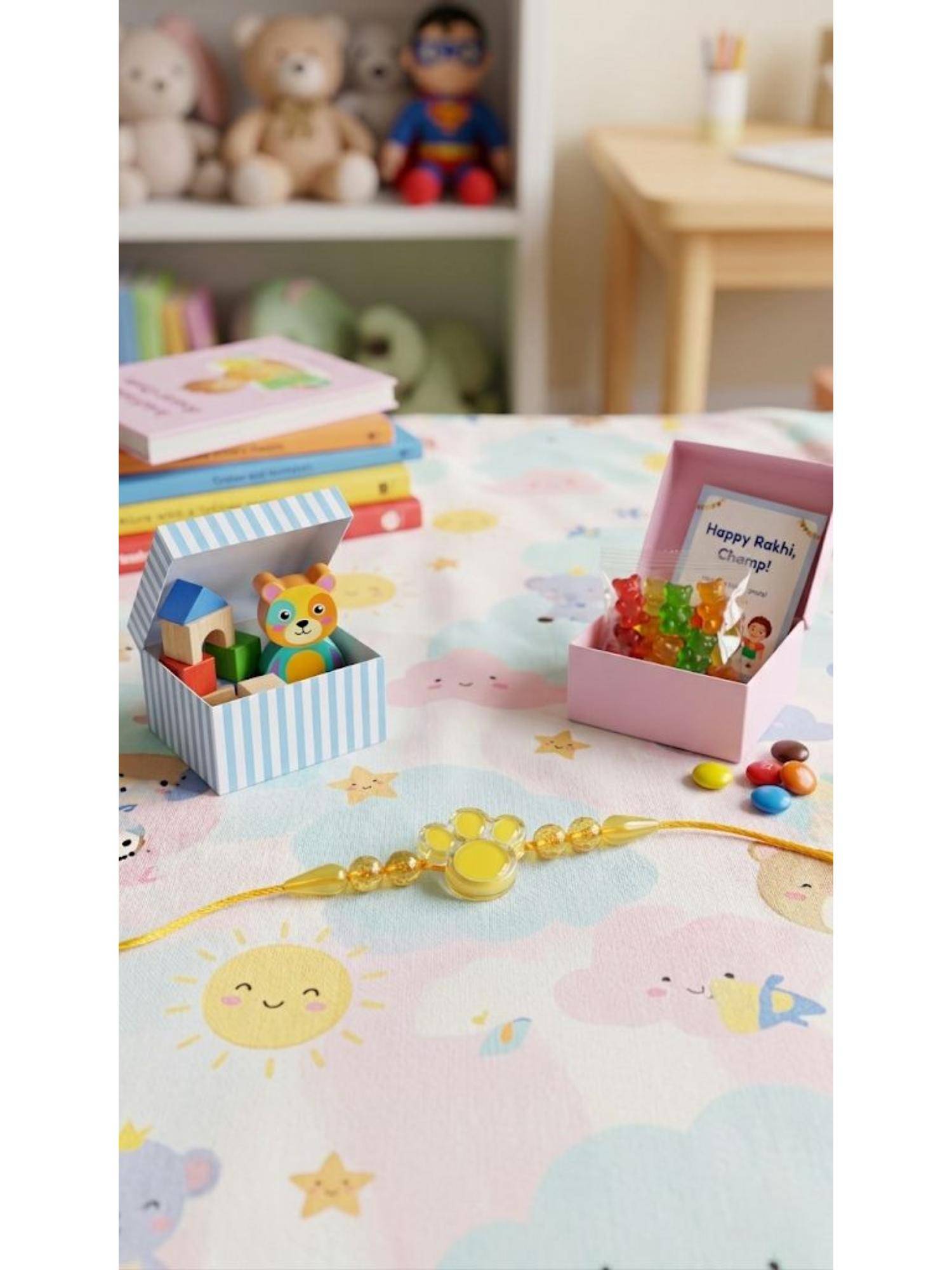 NVR Kids Transparent Beads Rakhi