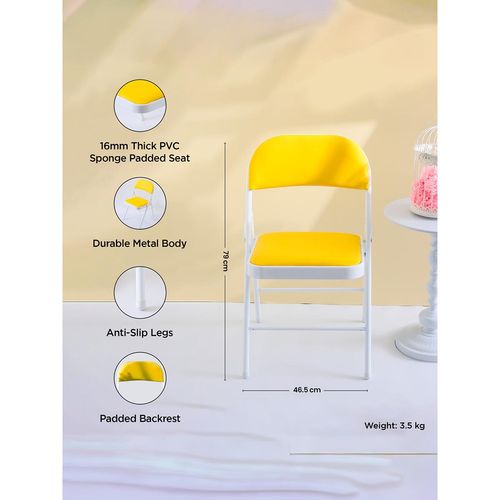 Buy UMAI Outdoor Furniture Folding Chair Metal Frame and PVC