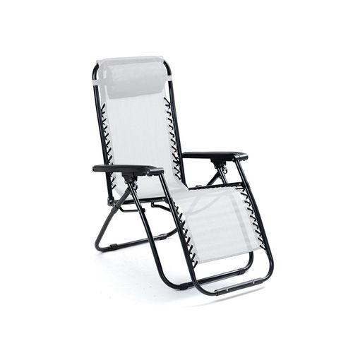 Buy UMAI Recliner Chair Portable Foldable Adjustable Pillow Grey