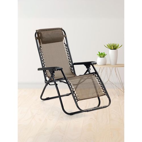 Buy UMAI Recliner Chair Portable Foldable Adjustable Pillow Brown