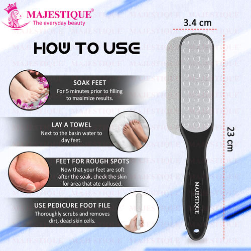 Buy Majestique Callus Remover Foot Scrubber for Pedicure Spa