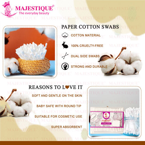 Buy Majestique Cotton Swabs, 200 Tips Online