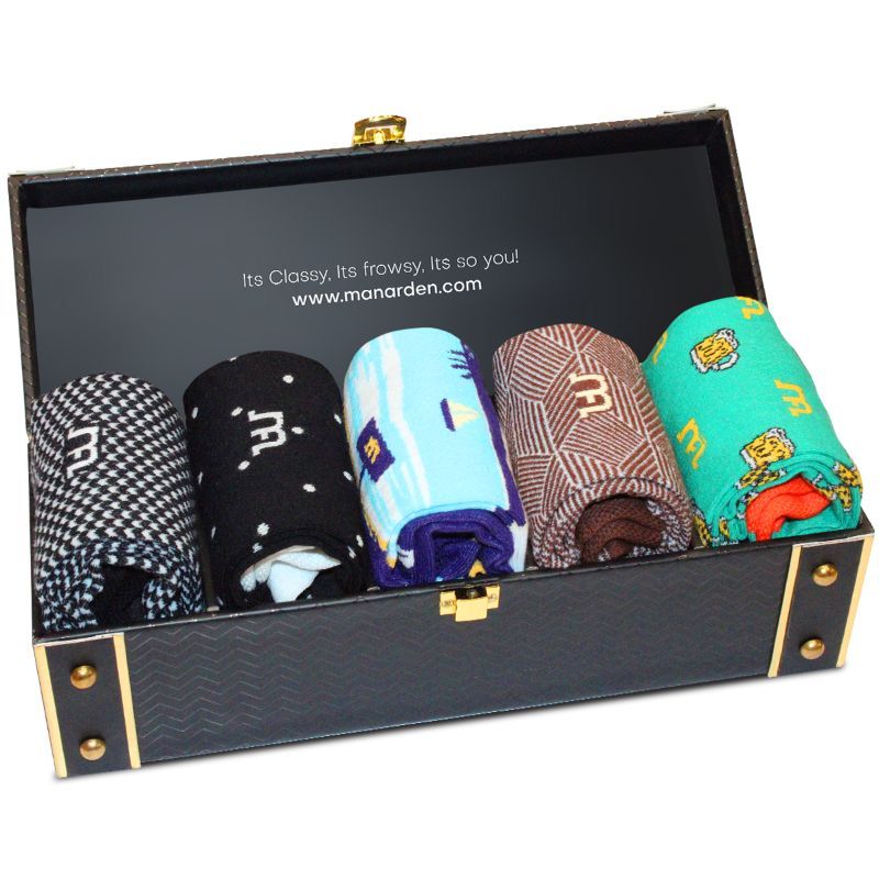 Man Arden The YearRound Collection Designer Edition Men Socks Gift Box