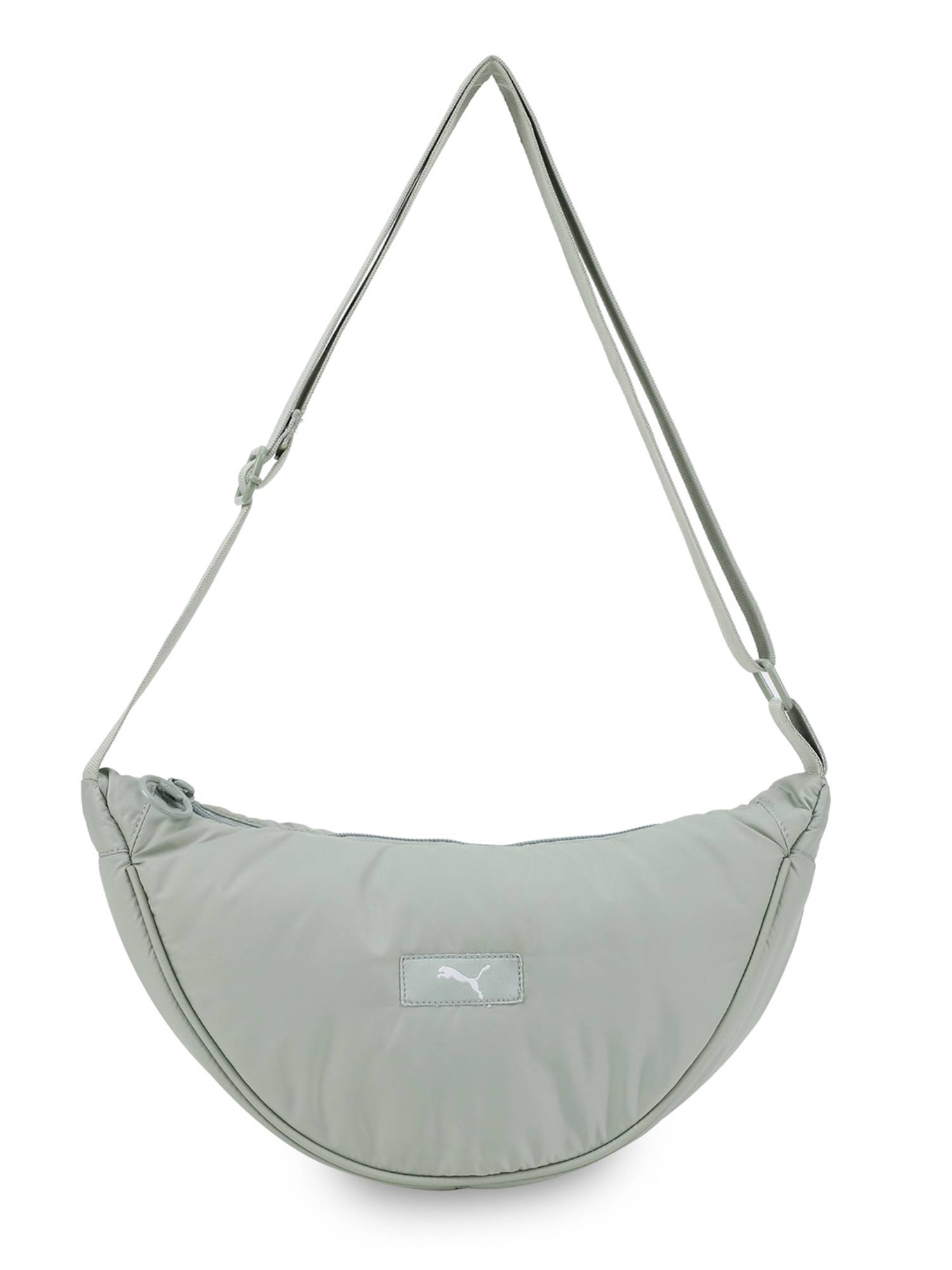 Puma PLUSH Women’s Halfmoon Sling Bag - Green