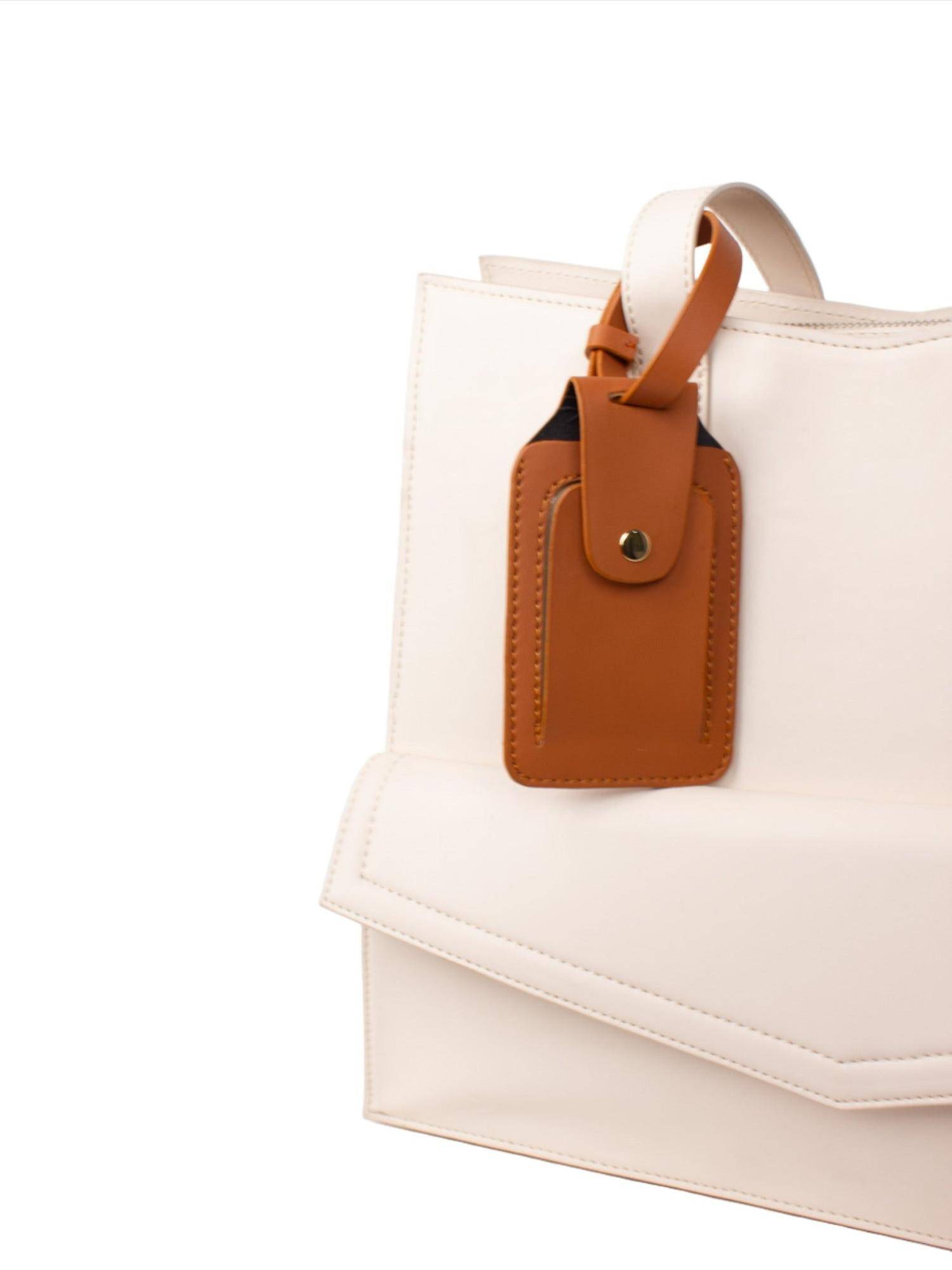 Tann Trim Tan Leather Bags Charms
