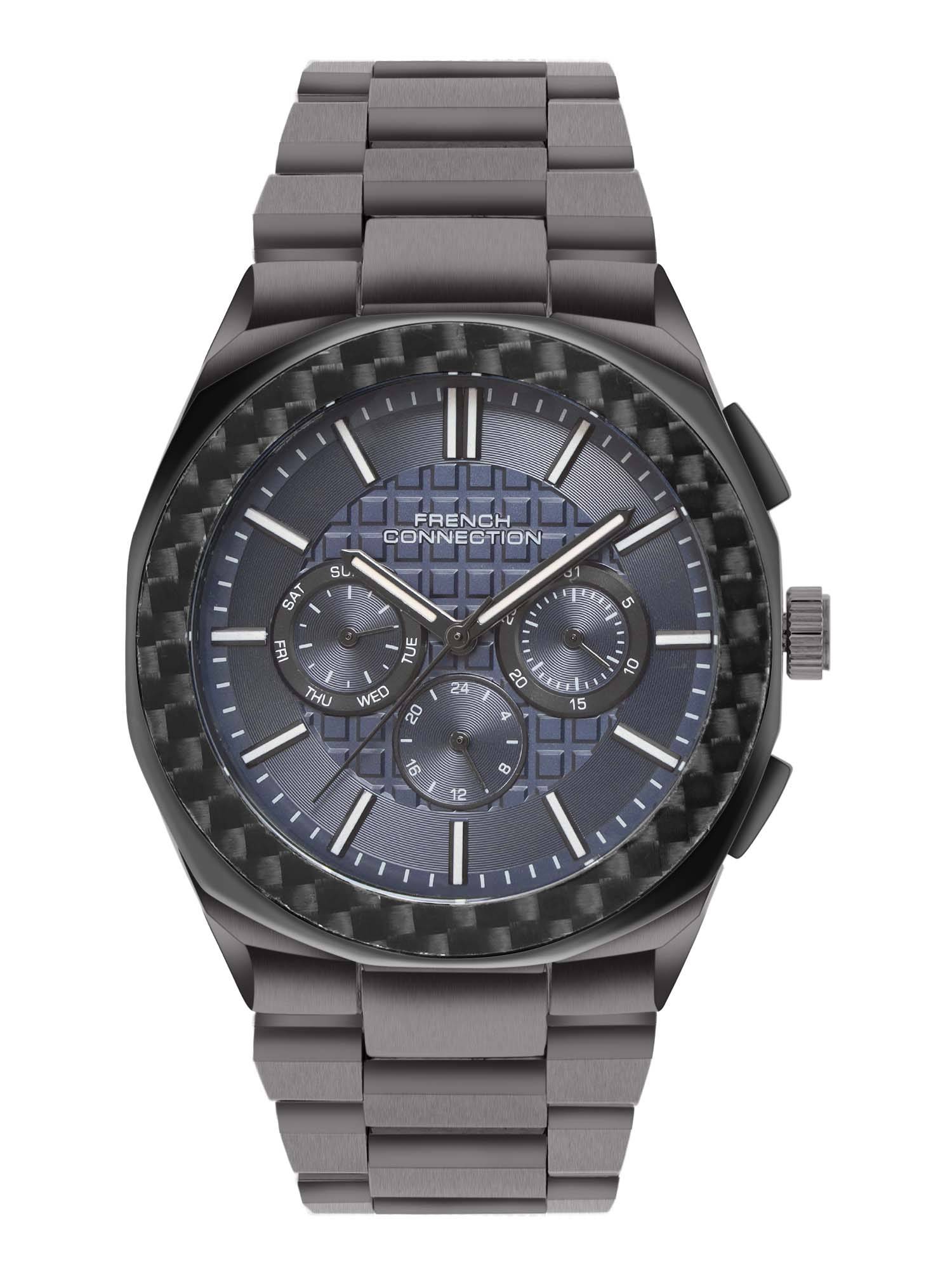 French Connection Men 289C Blue Dial Multifunction Watch - FCH27GNM (M)