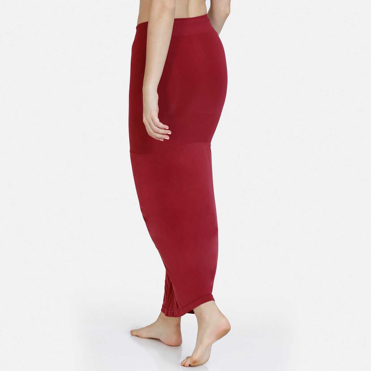 Zivame Seamless All Day Flared Saree Shapewear Maroon (M) Buy Zivame