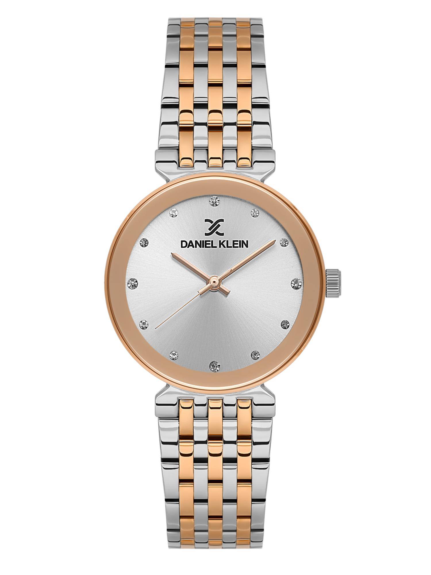 Daniel Klein Womens Analog Silver Dial Watch - DK.1.14175-6 (M)