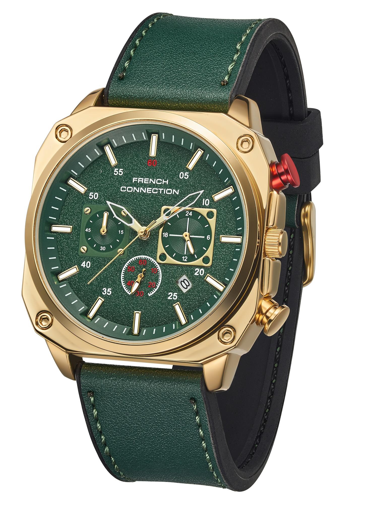 Buy French Connection Chronexis Mens Green Multi-Function