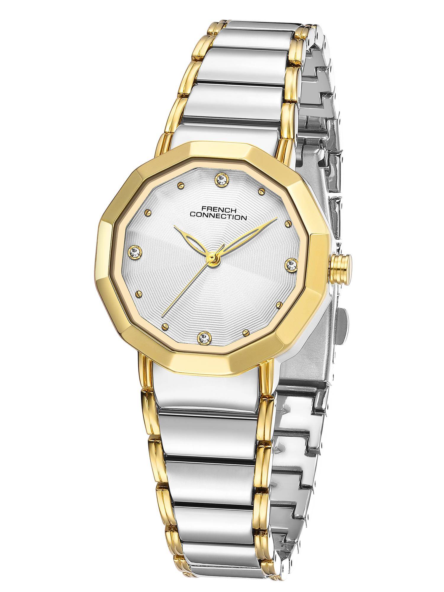 French Connection Aurette Womens Minimal Dial Fashion Watch - FCU14STM (M)
