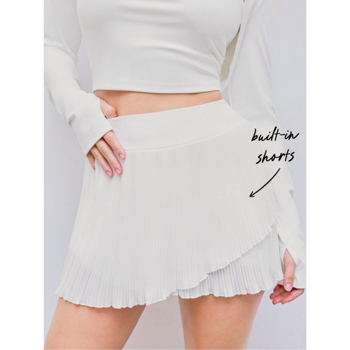 Buy Cider Airy High Barre Mini Skirt Online