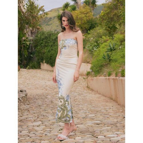 Dress Tan Floral Pencil Skirt SEAOPEN Deals Women's Summer Floral